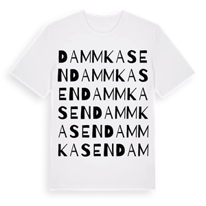 Dammkasen ordlek t-shirt – ekologisk bomull t-shirt från Pinshirt