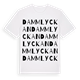 Dammlyckan ordlek t-shirt