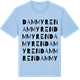 Blue Soul t-shirt med Dammyren ordlek t-shirt