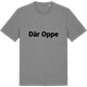 Mid Heather Gray t-shirt med Där Oppe fetstil t-shirt