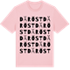 Pink Cotton t-shirt med Där öst ordlek t-shirt
