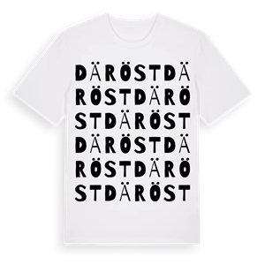 Där öst ordlek t-shirt – ekologisk bomull t-shirt från PinShirt