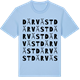 Blue Soul t-shirt med Där väst ordlek t-shirt