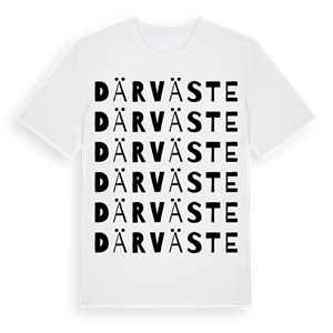 Där Väste ordlek t-shirt – ekologisk bomull t-shirt från Pinshirt