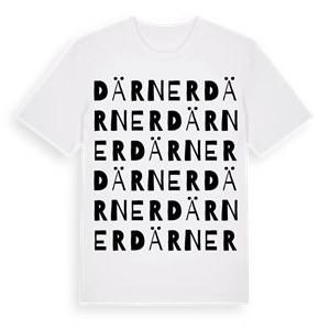 Därner ordlek t-shirt – ekologisk bomull t-shirt från PinShirt