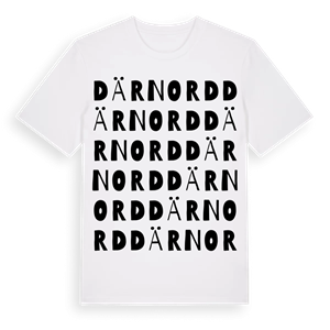 Därnord ordlek t-shirt – ekologisk bomull t-shirt från PinShirt