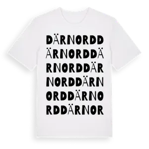 Därnord ordlek t-shirt – ekologisk bomull t-shirt från Pinshirt