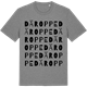 Mid Heather Gray t-shirt med Däroppe ordlek t-shirt