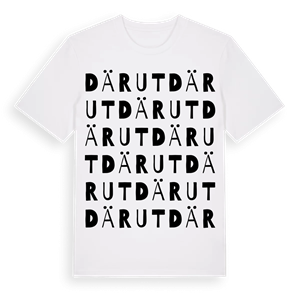Därut ordlek t-shirt – ekologisk bomull t-shirt från PinShirt