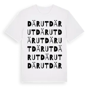 Därut ordlek t-shirt – ekologisk bomull t-shirt från Pinshirt