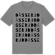 Mid Heather Gray t-shirt med Dåsserud ordlek t-shirt