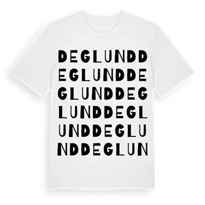 Deglund ordlek t-shirt – ekologisk bomull t-shirt från Pinshirt