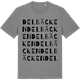 Mid Heather Gray t-shirt med Delbäcken ordlek t-shirt