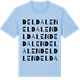 Blue Soul t-shirt med Deldalen ordlek t-shirt