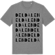 Mid Heather Gray t-shirt med Deldalen ordlek t-shirt