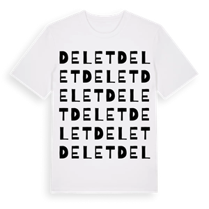 Delet ordlek t-shirt – ekologisk bomull t-shirt från PinShirt