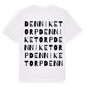Denniketorp ordlek t-shirt – ekologisk bomull t-shirt från PinShirt