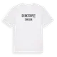 White t-shirt med Derktorpet i Sverige t-shirt