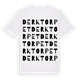 Derktorpet ordlek t-shirt