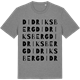Mid Heather Gray t-shirt med Didriksberg ordlek t-shirt