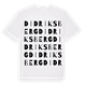 Didriksberg ordlek t-shirt