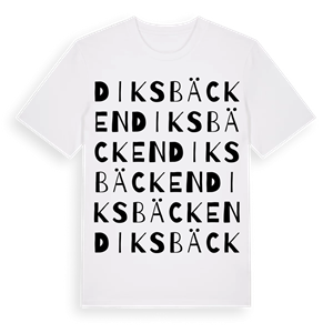 Diksbäcken ordlek t-shirt – ekologisk bomull t-shirt från PinShirt