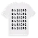 White t-shirt med Diksberg ordlek t-shirt