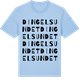 Blue Soul t-shirt med Dingelsundet ordlek t-shirt