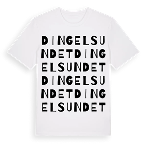 Dingelsundet ordlek t-shirt – ekologisk bomull t-shirt från Pinshirt