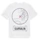 White t-shirt med Djupdalen t-shirt