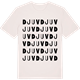 Vintage White t-shirt med Djuv ordlek t-shirt