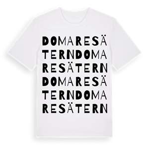 Domaresätern ordlek t-shirt – ekologisk bomull t-shirt från PinShirt