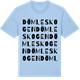 Blue Soul t-shirt med Dömleskogen ordlek t-shirt