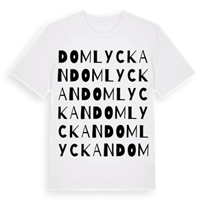 Domlyckan ordlek t-shirt – ekologisk bomull t-shirt från PinShirt