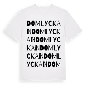 Domlyckan ordlek t-shirt – ekologisk bomull t-shirt från Pinshirt