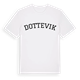 Dottevik böjd t-shirt