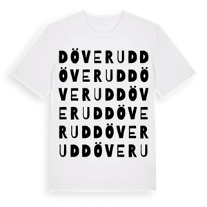 Döverud ordlek t-shirt – ekologisk bomull t-shirt från Pinshirt