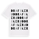 Drafikerud ordlek t-shirt