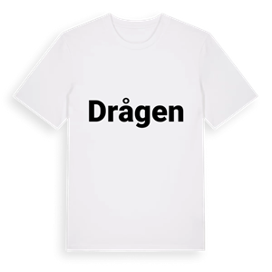 Drågen fetstil t-shirt – ekologisk bomull t-shirt från PinShirt