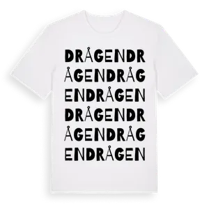 Drågen ordlek t-shirt – ekologisk bomull t-shirt från Pinshirt