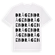 Drågen ordlek t-shirt