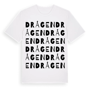 Drågen ordlek t-shirt – ekologisk bomull t-shirt från PinShirt