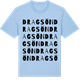 Blue Soul t-shirt med Dragsön ordlek t-shirt