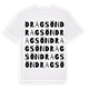 Dragsön ordlek t-shirt