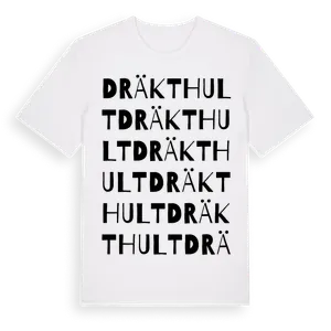 Dräkthult ordlek t-shirt – ekologisk bomull t-shirt från Pinshirt