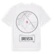 White t-shirt med Drevsta t-shirt