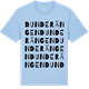 Blue Soul t-shirt med Dunderängen ordlek t-shirt