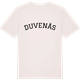 Vintage White t-shirt med Duvenäs böjd t-shirt