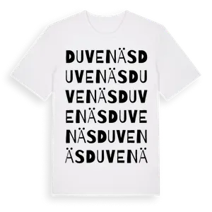 Duvenäs ordlek t-shirt – ekologisk bomull t-shirt från Pinshirt