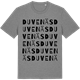 Mid Heather Gray t-shirt med Duvenäs ordlek t-shirt